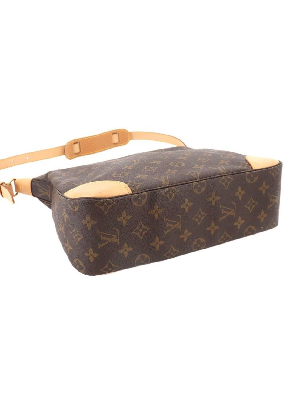 Louis Vuitton Monogram Shoulder Bag Brown Gold Boulogne - Picture 4 of 10